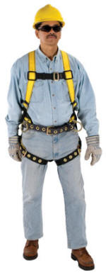 msa workman construction harness