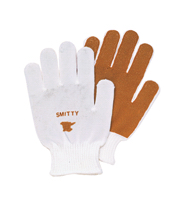 North Safety NF14 Duro Task Natural Rubber-Coated Poly/Cotton Gloves